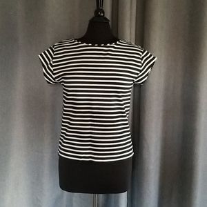 LAST CHANCE! Ann Taylor Classic Striped T-shirt Women's Extra Small